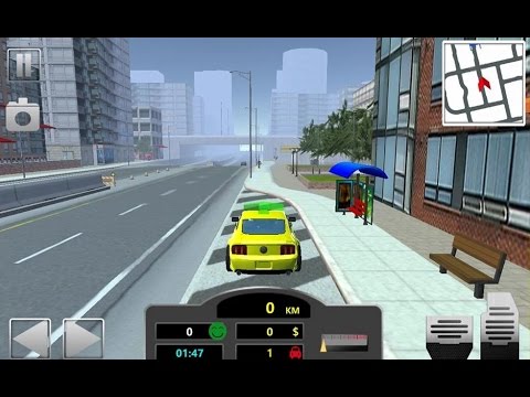 Simulador de taxi urbano 2015 - GamePlay